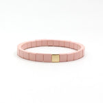 Load image into Gallery viewer, Bohemian Tile Bracelet Steel Enameled Plated S5P144
