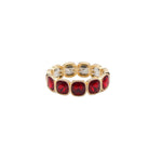 Load image into Gallery viewer, Glass Floral Handband Cuff Enamel Crystal  S5P155