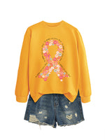 Load image into Gallery viewer, Casual Printed Crewneck Sweatshirt Women N6H046
