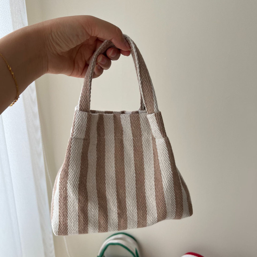 Dopamine Stripe Mini Canvas Tote Bag N6E041