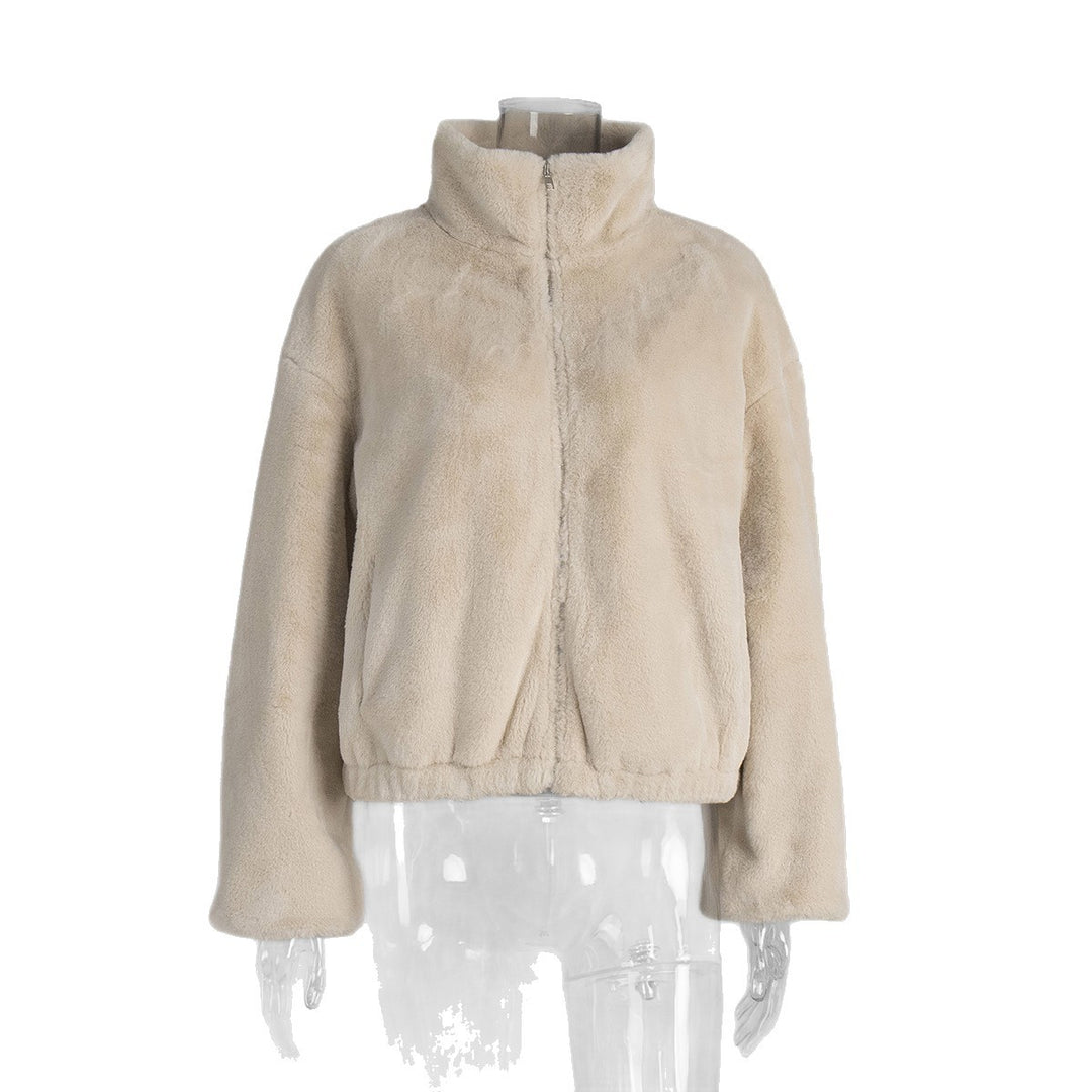 Stand Fur Jacket Mid Heavy Off White N5Z849