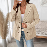 Load image into Gallery viewer, Corduroy Three Button Coat Set In Mid Weight N5Z539
