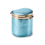 Load image into Gallery viewer, Genuine Leather Kiss Lock Coin Purse Mini Jewelry Box N6G100