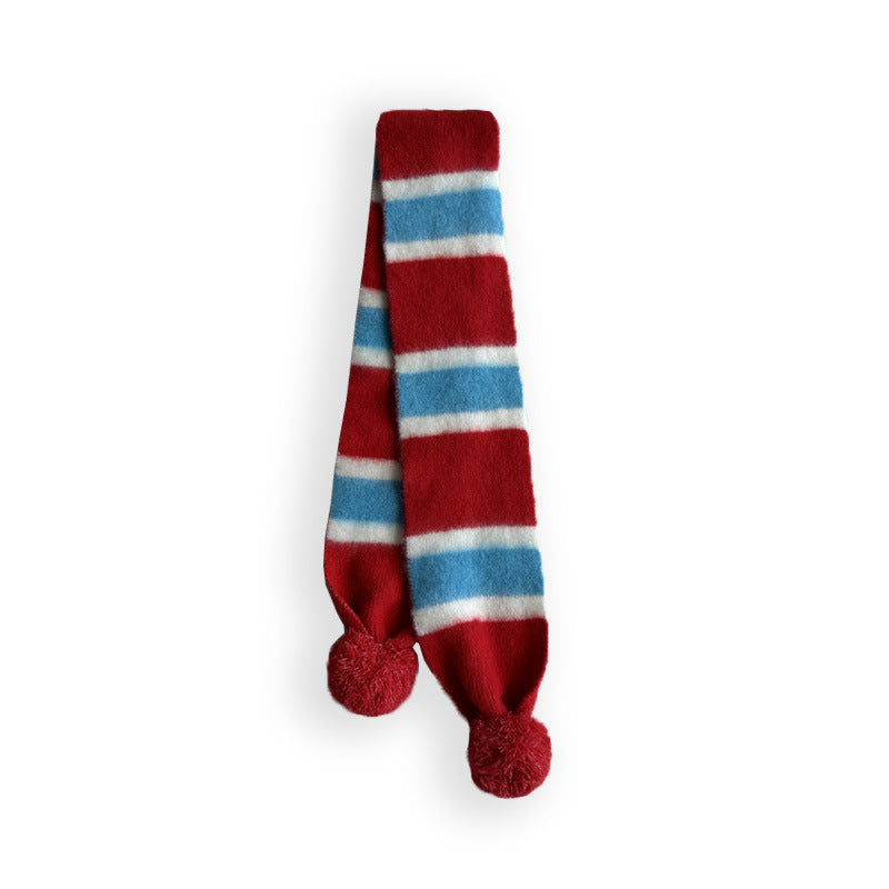 Brushed Stripe Recycled Blend Neck Warmer M5A101