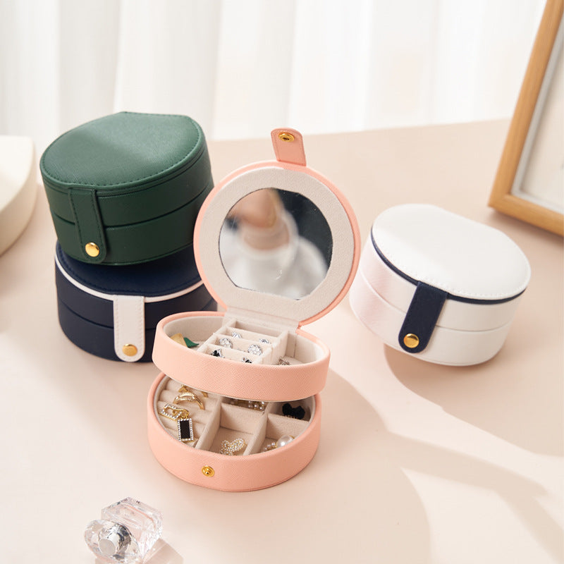 Portable Multi layer Jewelry Organizer Box Travel S5P832