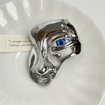 Load image into Gallery viewer, Half Face Mask Nose Ring Brooch Gothic Pin Women N6A207
