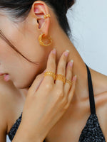 Load image into Gallery viewer, Lace Diamond Adjustable Ring Women N6C001