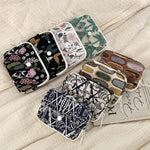 Load image into Gallery viewer, Floral Embroidered Cotton Linen Double Layer Coin Purse N6J270