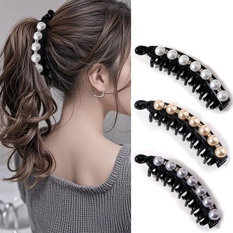 Pearl Clip Non-Slip Large Hair Clip for Thick Hair N6H195