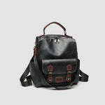 Load image into Gallery viewer, Vintage PU Backpack Large Capacity Travel Student N6F165
