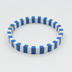 Load image into Gallery viewer, Macaron Elastic Bracelet Dual-Tone Enamel Alloy S5P043