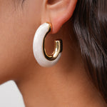 Load image into Gallery viewer, Womens Vintage Oval Metal Stud Earrings N6K154