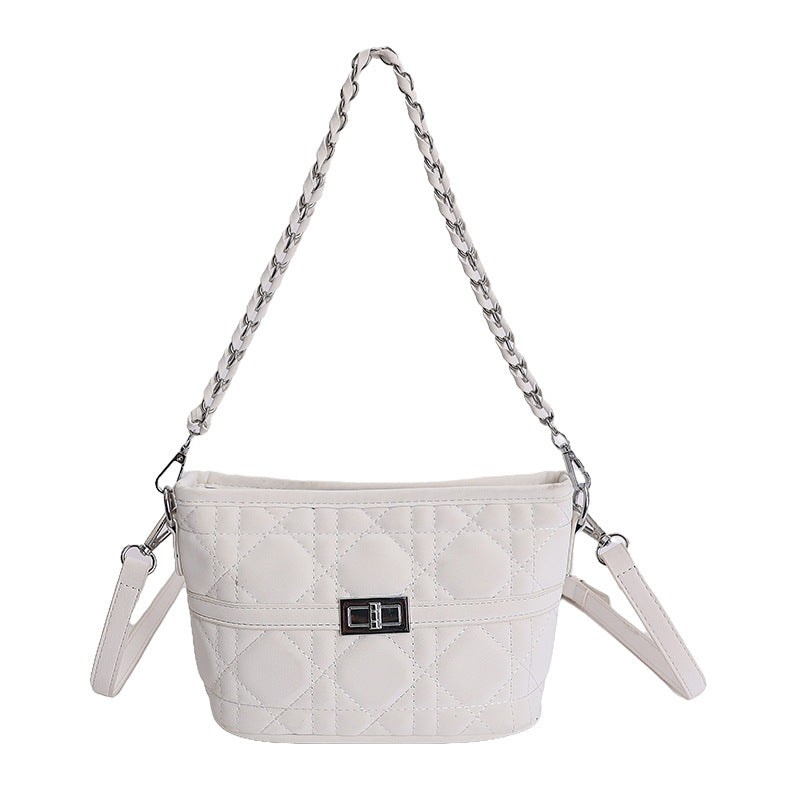 Quilted Pattern Shoulder Bag Women N6C022
