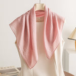Load image into Gallery viewer, Tencel Acetate 70cm Square Scarf Solid Premium N6G227