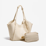 Load image into Gallery viewer, PU Tote Bag Large Capacity Work Shoulder Handbag N6F167