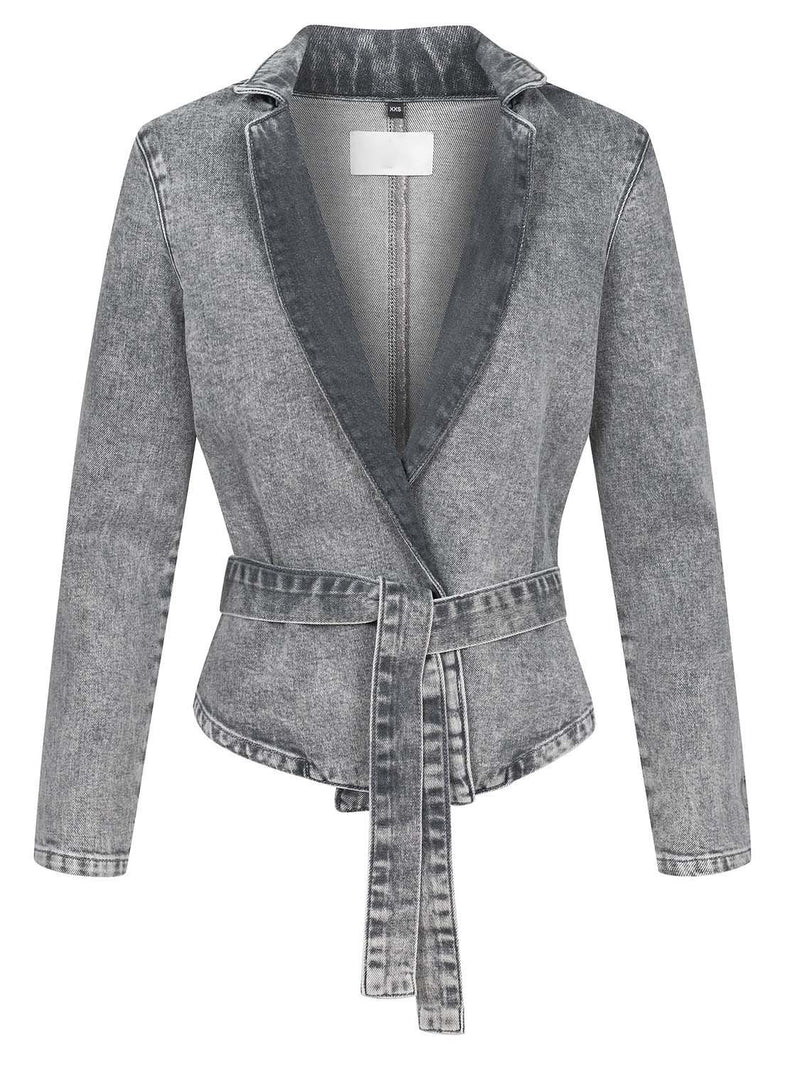 Denim Blazer Pant Set Mid Weight N5Z934