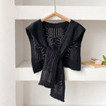 Load image into Gallery viewer, Thick Knit Square Shawl Hollow Twist Women N6H241
