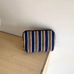 Load image into Gallery viewer, Striped Fabric Jewelry Pouch N6J268