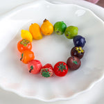 Load image into Gallery viewer, Fun Fruit Elastic Bracelet Cute Dopamine Summer N6H105