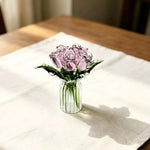 Load image into Gallery viewer, Handmade Glass Rose Tulip Bouquet Crystal Vase Decor N6G007