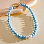 Load image into Gallery viewer, Womens Colorful Acrylic Beaded Necklace N6K185