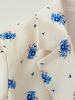 Load image into Gallery viewer, Floral Print Lapel Belted Blazer Women N6D029