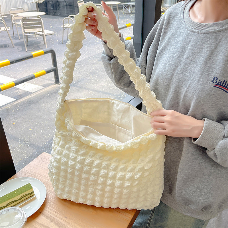 Cloud Silhouette Tote Bag Polyester Canvas  S5P382