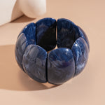 Load image into Gallery viewer, Acrylic Ombré Square Segment Statement Bangle Women N6H080