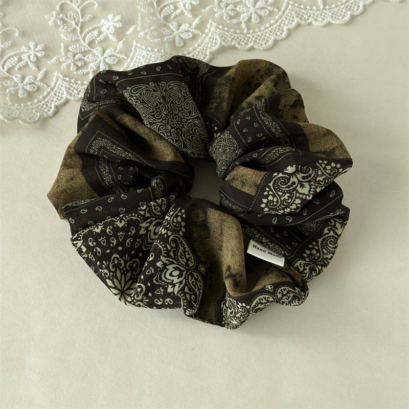 Womens Paisley Soft Mesh Scrunchie N6K015