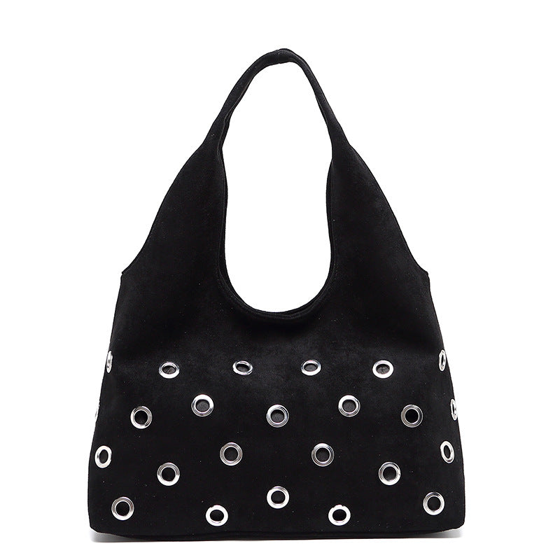 Velvet Tote Bag with Magnetic Closure S5P599