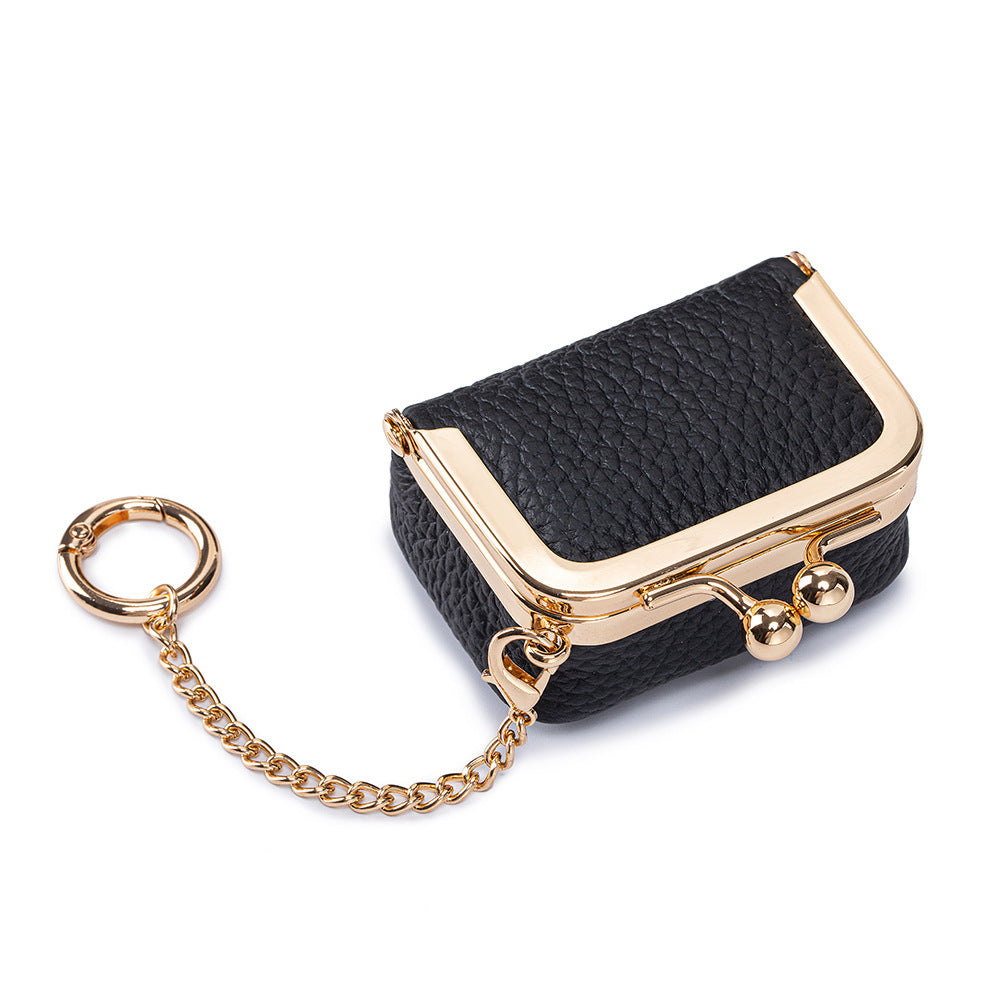 Unisex Leather Mini Jewelry Clutch N6J228