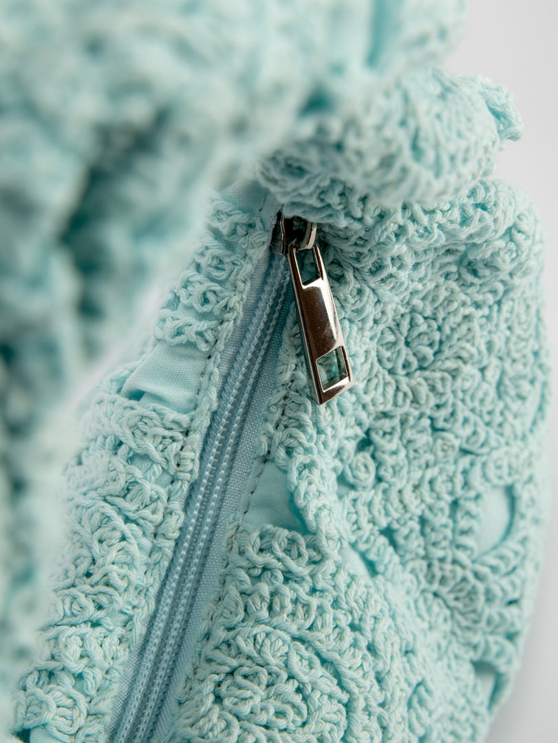 Crochet Lace Openwork Underarm Bag Women N6C312