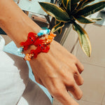 Load image into Gallery viewer, Ocean Lobster Handmade Beaded Stretch Bracelet N6E116
