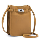 Load image into Gallery viewer, Genuine Leather Crossbody Bag Bucket Shoulder Purse N6F112