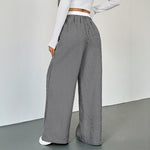 Load image into Gallery viewer, Contrast Stripe Straight Pant Lightweight Black N5Z543
