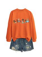 Load image into Gallery viewer, Four Dachshunds Hearts Print Crewneck Sweatshirt N6H048