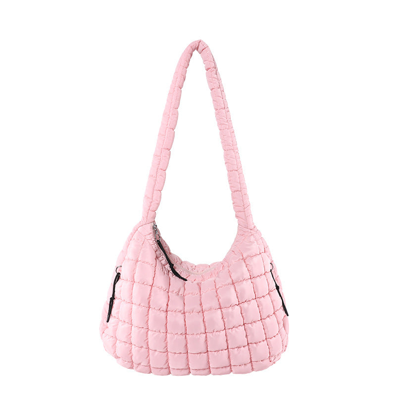 Puffer Tote Bag Capacity Mult Pocket Shoulder Bag S5P713