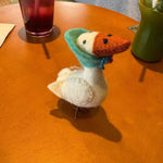 Load image into Gallery viewer, Nepal Handmade Wool Felt Goose Mom Keychain Bag Charm N6G028