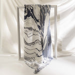 Load image into Gallery viewer, Marbled Stripe Faux Cashmere Wrap  M5A155