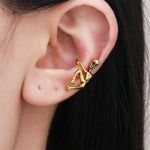 Load image into Gallery viewer, Halloween Punk Skull Clip On Earrings  S5P496