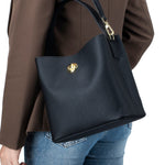 Load image into Gallery viewer, Women's Genuine Leather Bucket Shoulder Bag N6J165