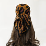 Load image into Gallery viewer, Crinkled Herringbone Scarf 70cm Square Women N6G221