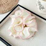 Load image into Gallery viewer, Pleated Contrast Trim Polyester Scrunchie N6K014
