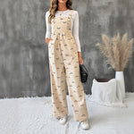 Load image into Gallery viewer, BowWideLeg Jumpsuit MidHeavy Apricot N5A175

