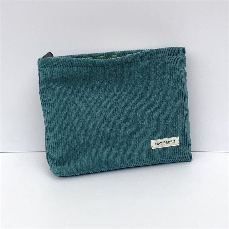 Corduroy Cosmetic Organizer Multi Compartment  S5P323