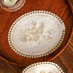 Load image into Gallery viewer, Lily of the Valley Lace Coaster Embroidery Cotton N6G030