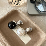 Load image into Gallery viewer, Luxury Rhinestone Pearl Saturn Duckbill Hair Clip N6H194