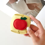 Load image into Gallery viewer, Top Grain Leather Apple Coin Purse Mini Organizer N6G089