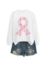 Load image into Gallery viewer, Casual Printed Crewneck Sweatshirt Women N6H046