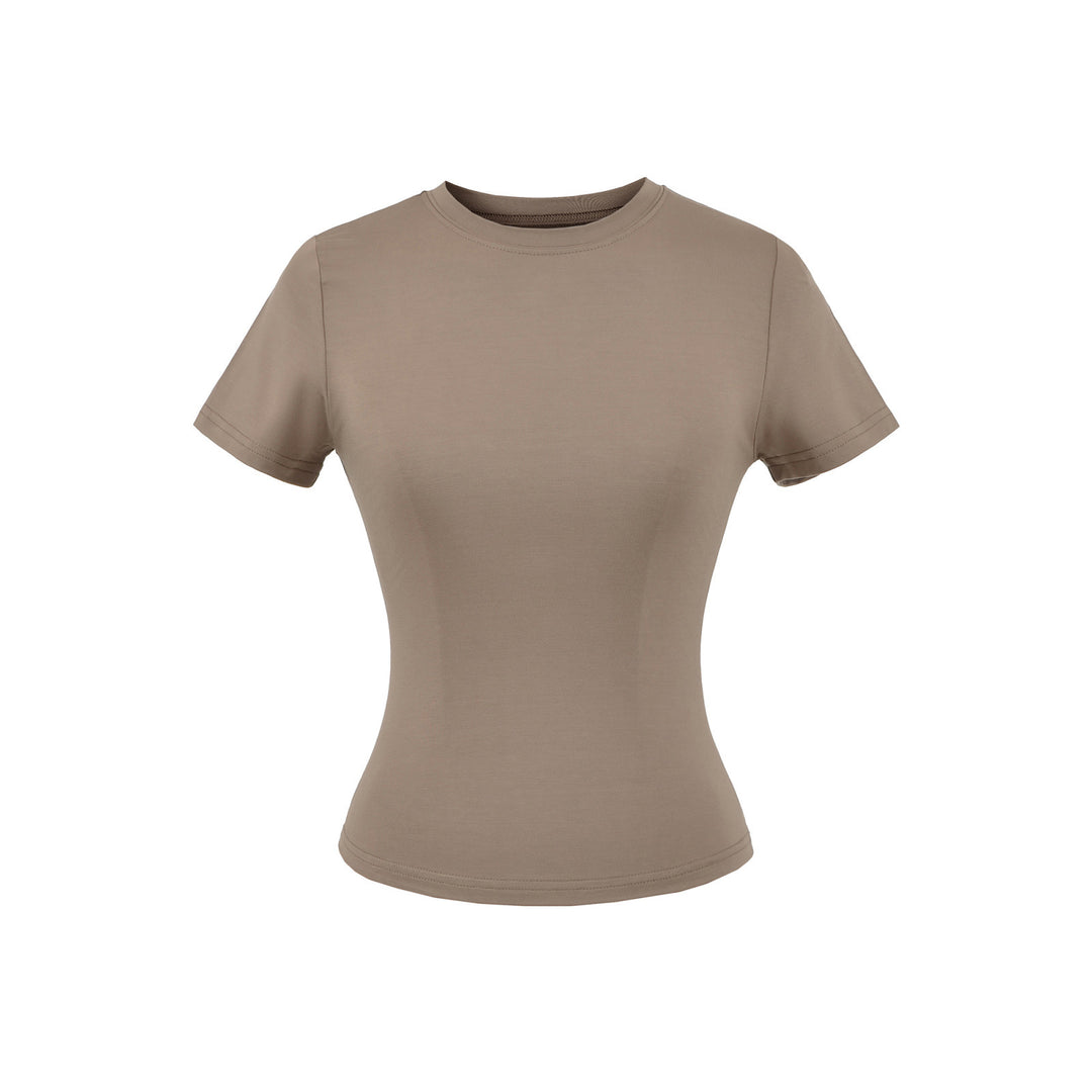 Polka Dot Fitted T-shirt Women N6D087